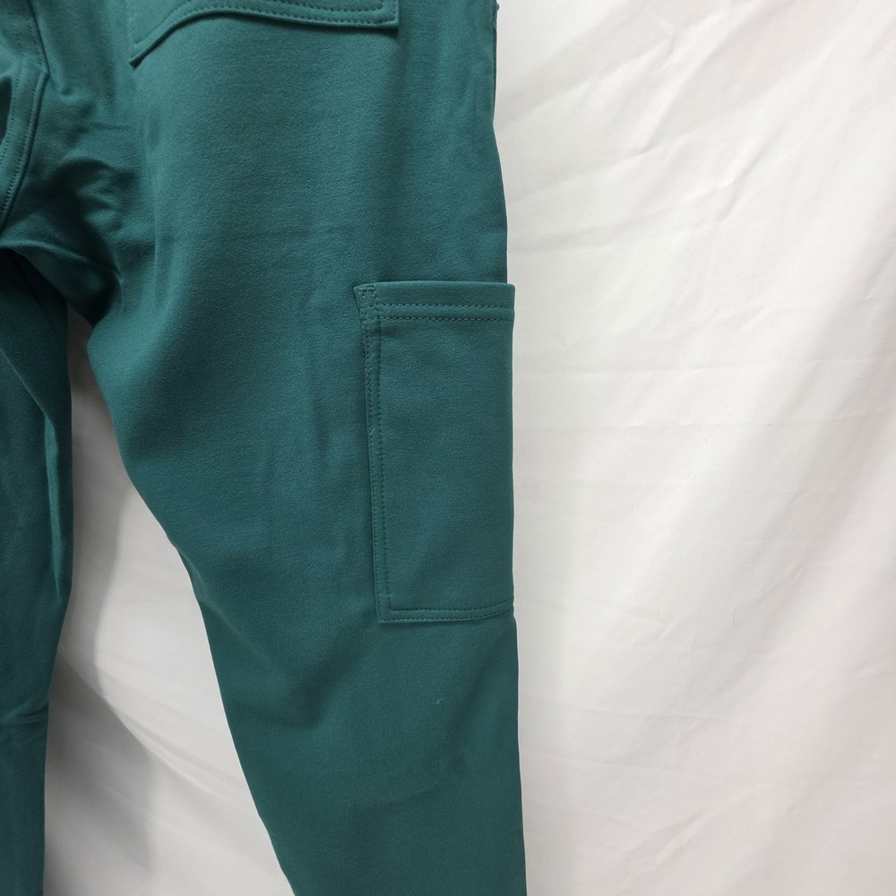 JAANUU Womens Small Hunter Green Jogger Scrub Pants NWT Stretch Medical Uniform - Picture 6 of 11